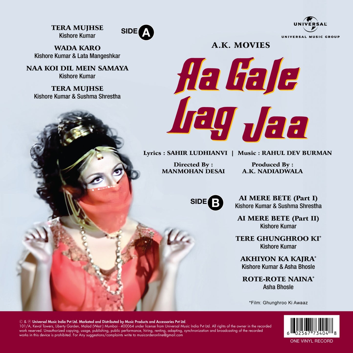 Aa Gale Lag Jaa