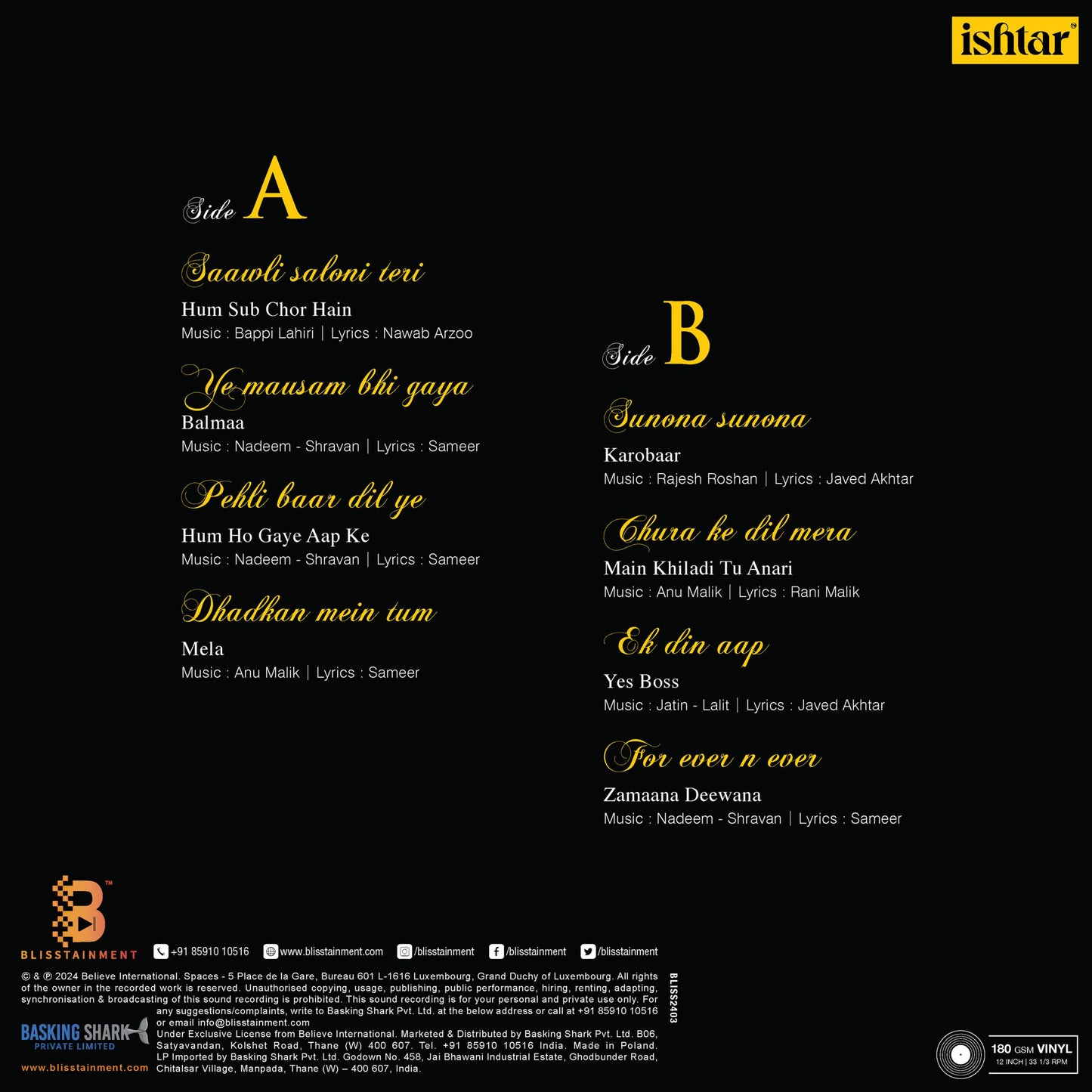 Golden Hits – Kumar Sanu & Alka Yagnik