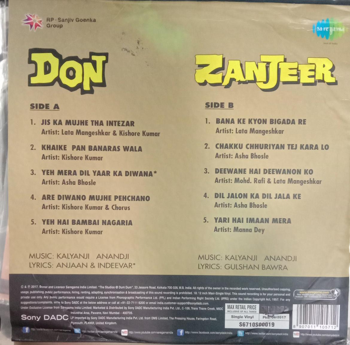 Don / Zanjeer
